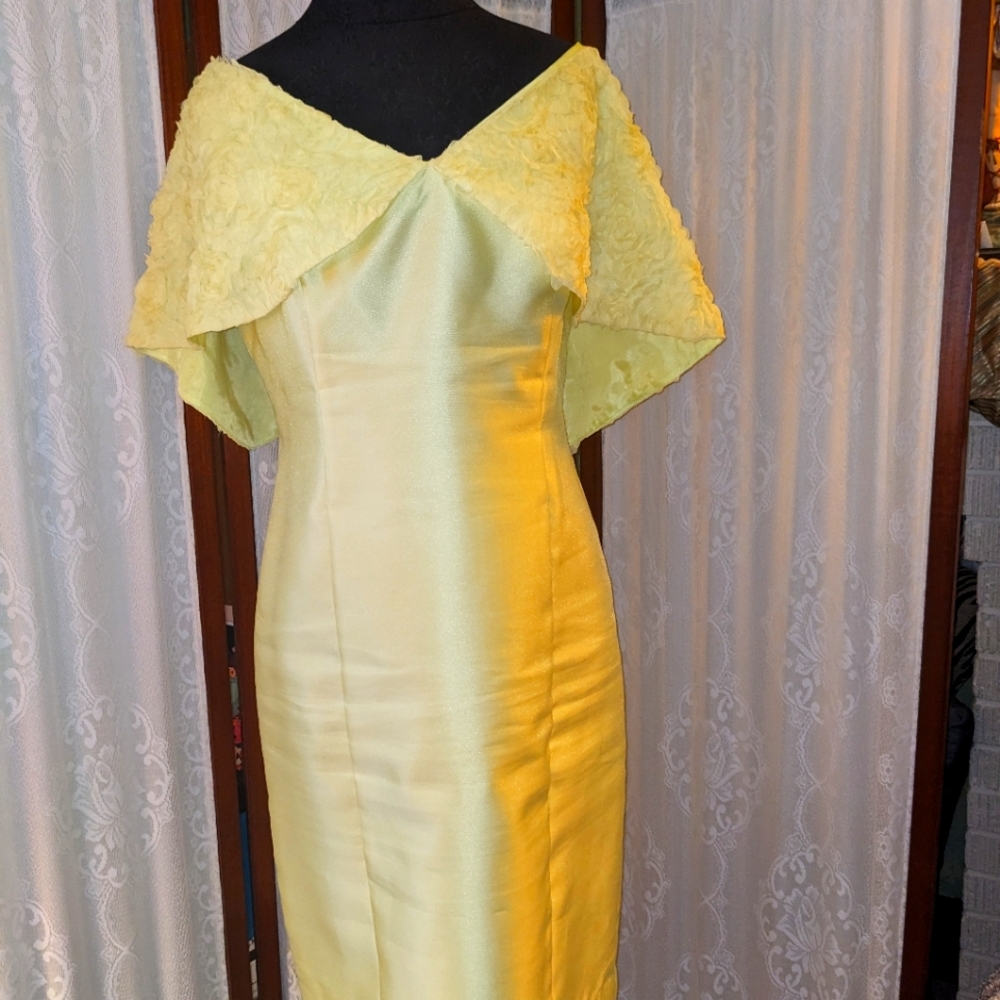 Lemon yellow dress by Chancelle